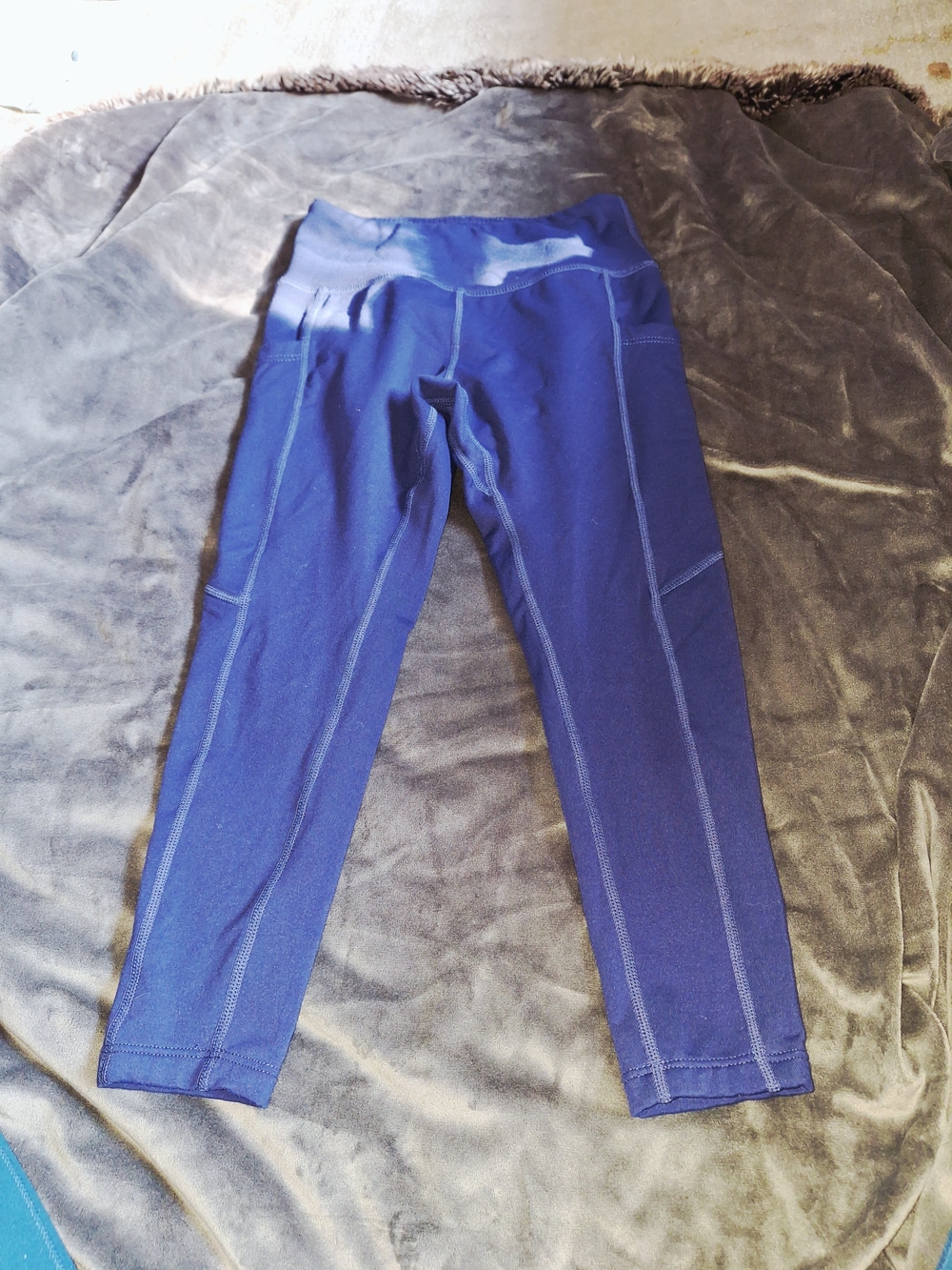Baleaf Navy Blue Kids Athletic Leggings